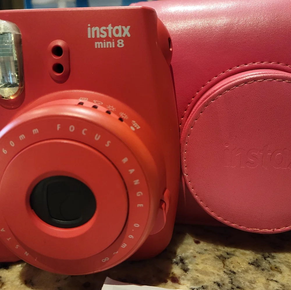 Fujifilm instax 8 camera with 27 packs of film